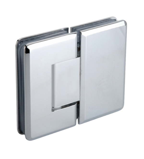 Shower hinges glass to glass