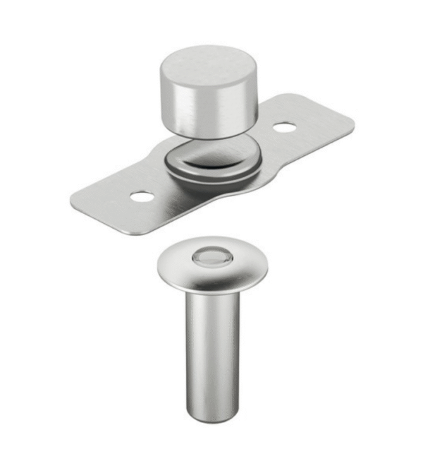 Concealed magnetic door stop